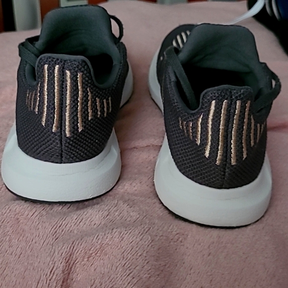 Gray and Rose Gold Adidas - Picture 2 of 5